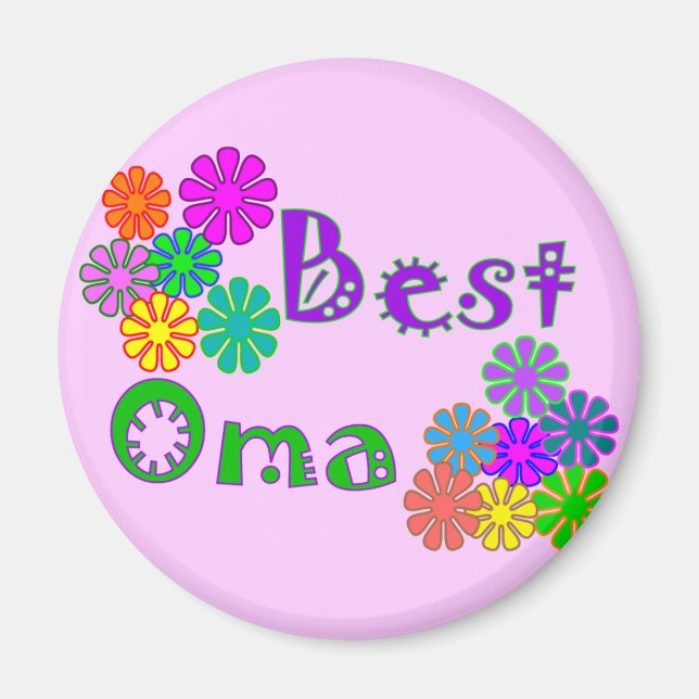 Best Oma  Mother's Day Gifts Magnet (Front)