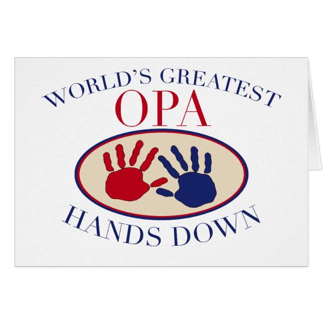 Best Opa Hands Down (Front Horizontal)