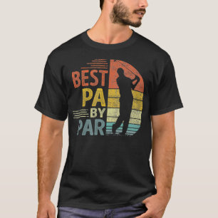 Best Pa By Par Fathers Day Golf  Gift Grandpa T-Shirt