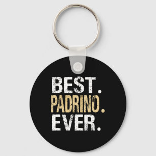 Best Padrino Ever Spain Spanish Godfather Keychain