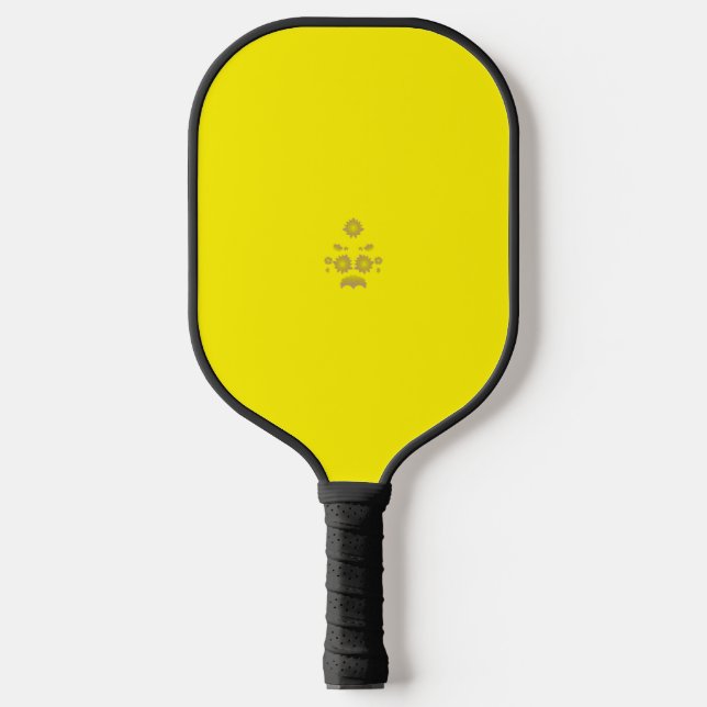 Best Pale Gold,Pear,Sandy Yellow, Pickleball Paddle (Front)