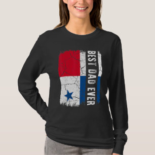 Best Panamanian Dad Ever Panama Daddy Father's Day T-Shirt