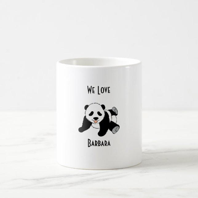 Best Panda Bear Gift perfect for crazy panda lover Coffee Mug (Center)