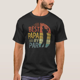 Best Papa By Par Father's Day Golf Grandpa T-Shirt