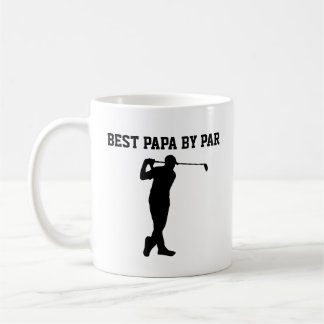 Best Papa By Par Personalized Name Golf Tees Coffee Mug