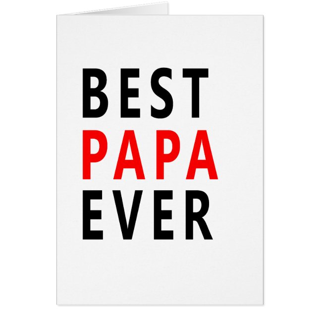 Best Papa Ever (Front)