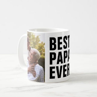 Best. Papa. Ever. Father's Day 2 Photo Coffee Mug