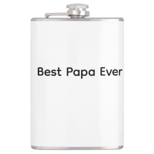 Best Papa Ever Father's Day Mug 2026   Perfect Gif Hip Flask