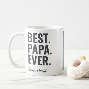 Best. Papa. Ever. Father's Day Photo Coffee Mug