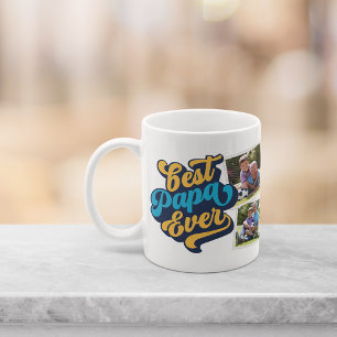 Best Papa Ever   Grandpa Photo Coffee Mug