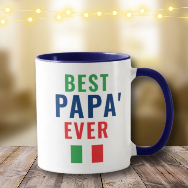 Best Papá Ever Italian Father's Day  Mug (Creator Uploaded)