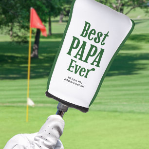 Best Papa Ever Personalized Custom Colour Golf Head Cover