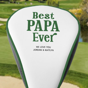 Best Papa Ever Personalized Custom Colour Golf Head Cover
