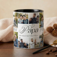 Best Papa Ever Personalized Photo Collage keepsake