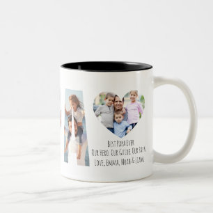 Best Papa Ever Personalized Photo collage Mug