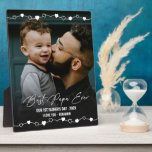 Best Papa Ever Photo 1st Fathers Day Plaque<br><div class="desc">Mark his very first Father’s Day with a heartfelt keepsake he’ll cherish forever. This Best Papa Ever Photo Plaque features a favourite snapshot of Dad and baby, paired with sweet, modern text that celebrates their new bond. A perfect gift from a toddler or newborn to their superhero dad—emotional, personal, and...</div>