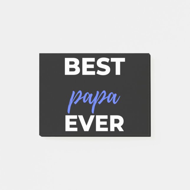 Best Papa Ever Post-it Notes (Front)