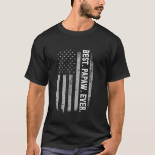 Best Papaw Ever Vintage American Flag Father S Day T-Shirt