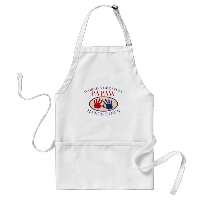 Best Papaw Hands Down Standard Apron (Front)