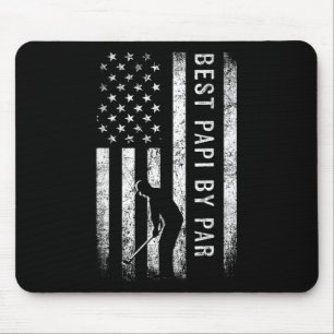 Best Papi By Par Golfing Gifts Papi Father's Day G Mouse Pad