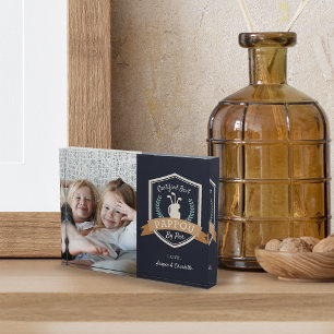 Best Pappou By Par   Golf Grandpa Photo Block