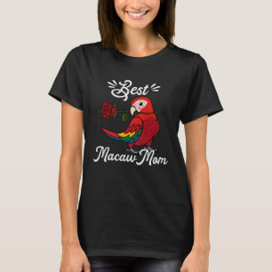 Best Parrot Mom I Scarlet Macaw T-Shirt
