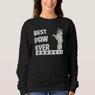 Best Paw Ever Siberian Alaskan Husky Dad Fathers D Sweatshirt