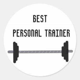 Best Personal Trainer Classic Round Sticker