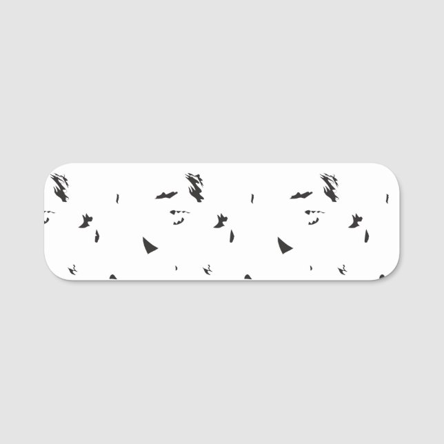 Best personalize TextLogo Name Tags (Front)