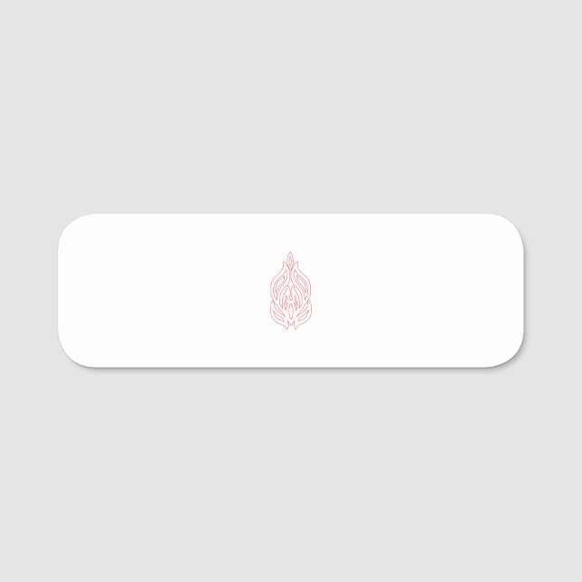Best personalize TextLogo Name Tags (Front)
