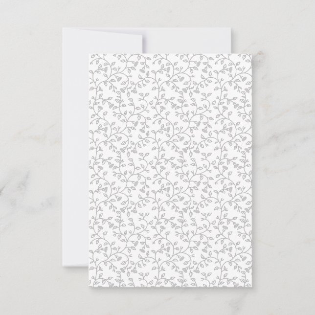 Best Personalized School Notebook RSVP Card (Front)
