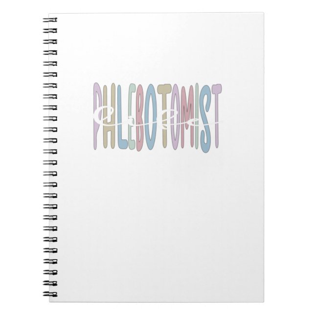 Best Phlebotomist Life Phlebotomy  Notebook (Front)