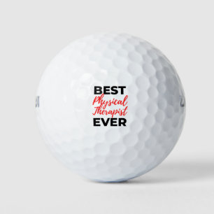Best Physical Therapist Ever 2 Golf Balls