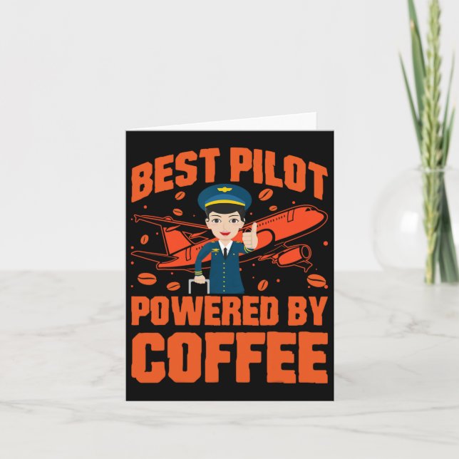 Best Pilot Powered  Card (Front)