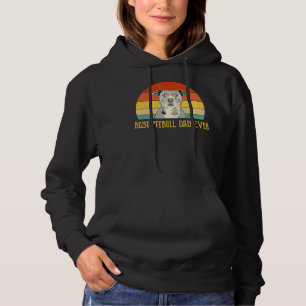 Best Pitbull Dad Ever Pitbull Dog Lovers Fathers D Hoodie