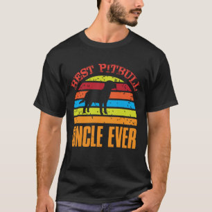 Best Pitbull UNCLE EVER Vintage T-Shirt
