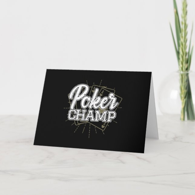 Best Poker Player Poker Cards Game (Front)