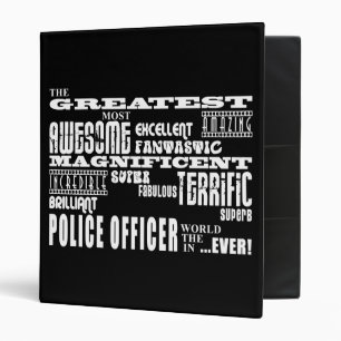 Best Police Officers : Greatest Police Officer Binder