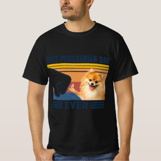 best pomeranian dad ever fars day christmas T-Shirt