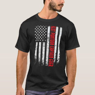 best pontoon captain ever Pontoon boats 3 T-Shirt