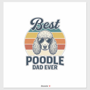 Best Poodle Dad Ever Vintage Engraved Dog Shirt_1