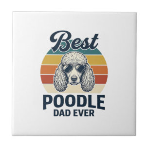 Best Poodle Dad Ever Vintage Engraved Dog Shirt_1 Tile