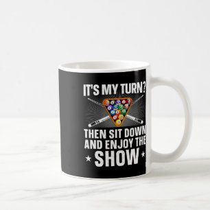 Best Pool Art For Men Women Cue Sport Pool Player Coffee Mug