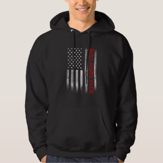 Best Poppi Ever Vintage American Flag For Dad Pap Hoodie