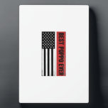 Best Poppo Ever Patriotic Flag Vintage Graphic_1 Plaque<br><div class="desc">Best Poppo Ever Patriotic Flag Vintage Graphic_1</div>