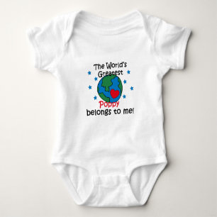 Best Poppy Belongs to me Baby Bodysuit