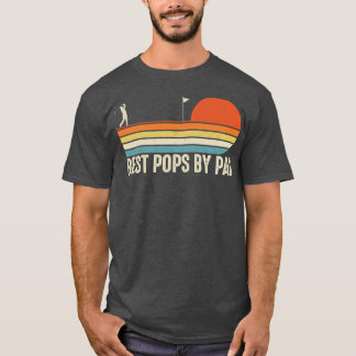 Best Pops By Par Funny Golf Father Day Gift T-Shirt