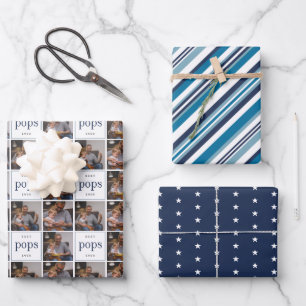 Best Pops Ever Father's Day Coordinating Wrapping Paper Sheet