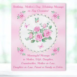 Best Present for Woman who had Everything, Custom Plaque