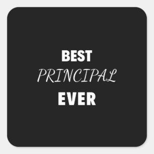 Best Principal Ever Square Sticker